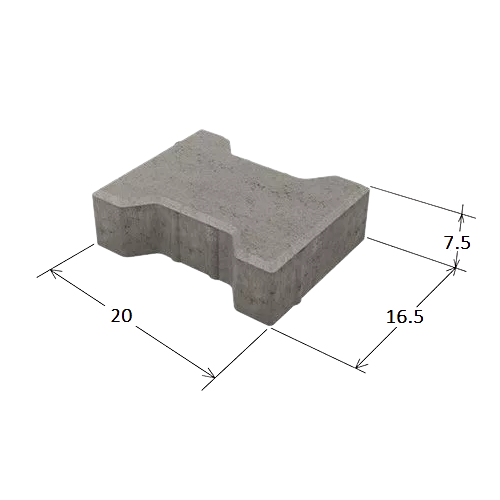Paving stone bone